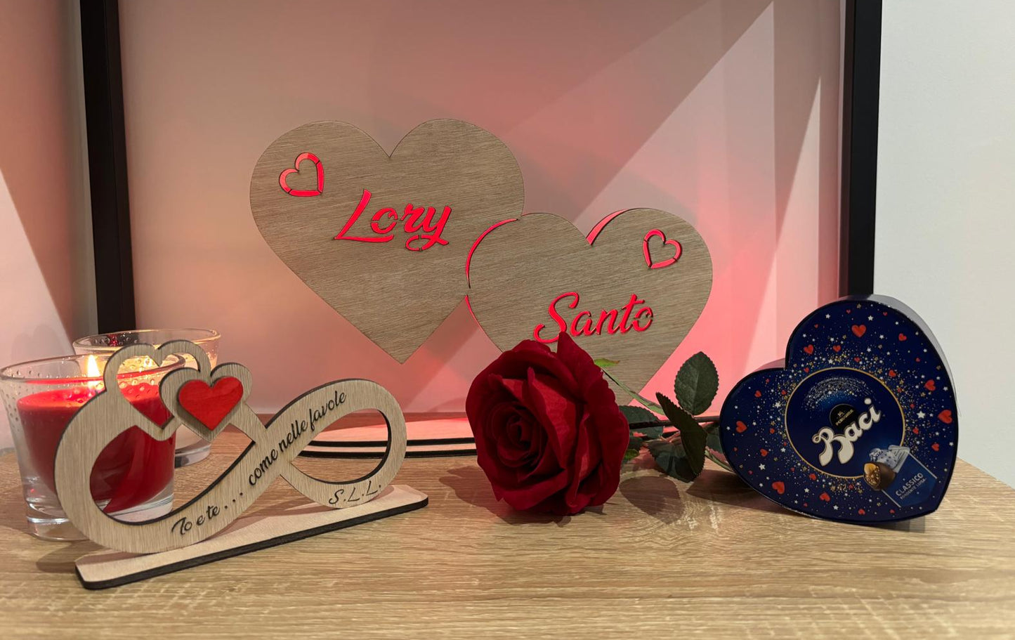 LAMPADA DUE CUORI